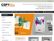 Tablet Screenshot of copyshow.es